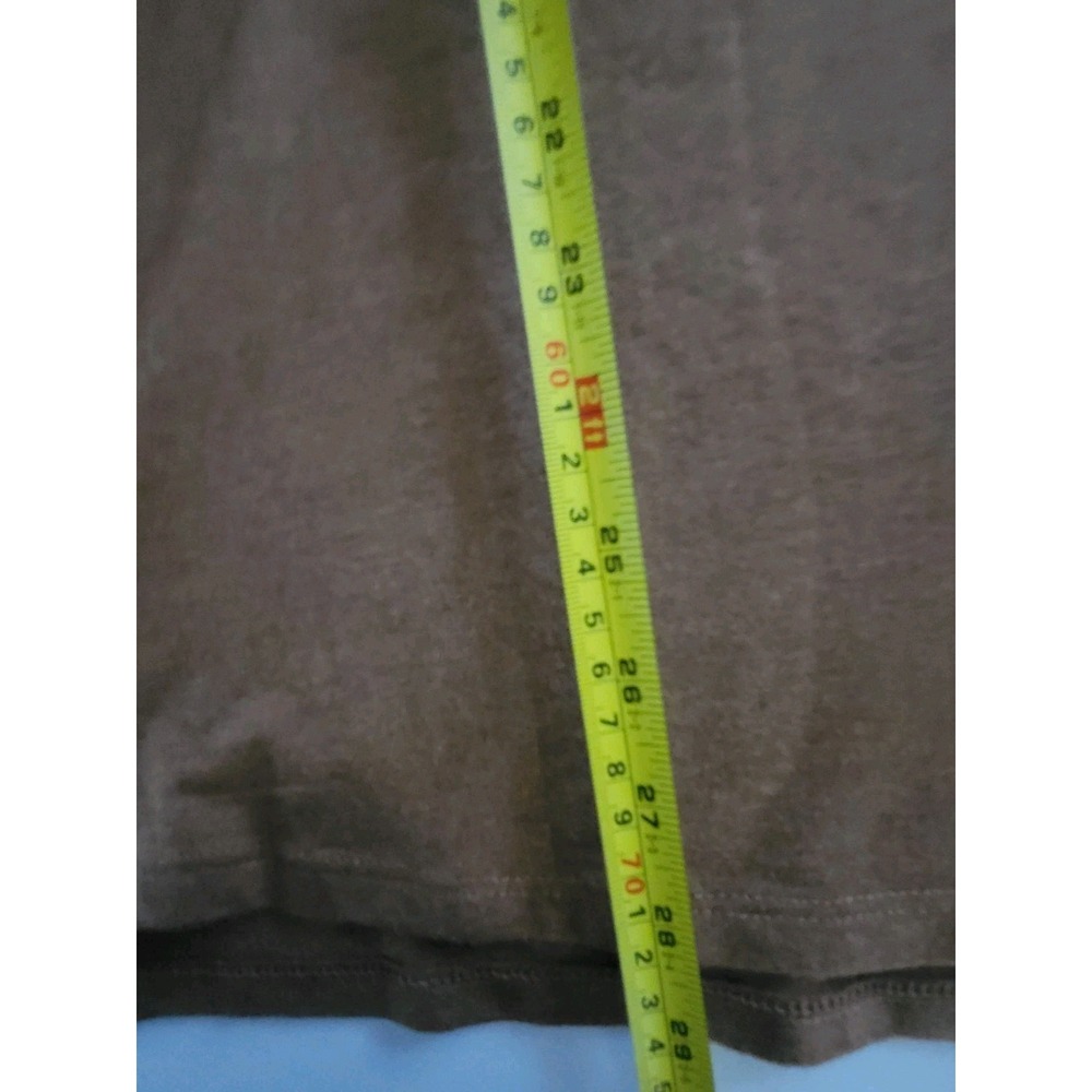 J.Jill Luxe Supima Turtleneck Tunic XL Brown Supima Cotton Stretch Long Sleeve - Picture 10 of 11